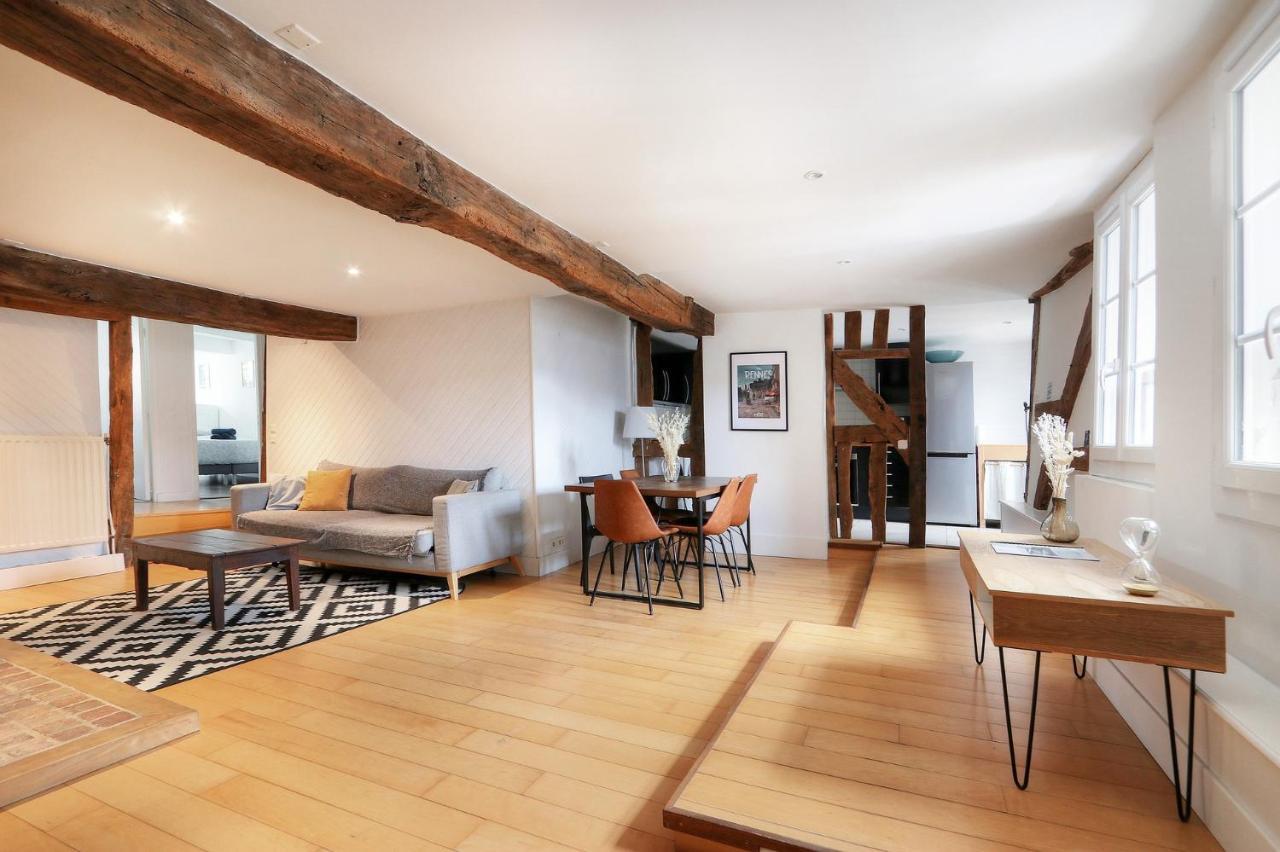 렌 Le Trianon, Confort Et Calme En Hypercentre 아파트 외부 사진